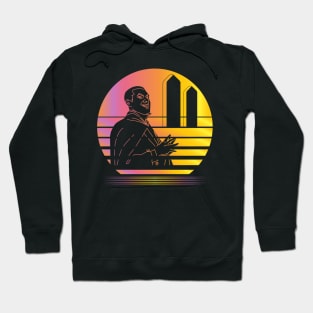 Fury of Dracula Synthwave - Board Game Inspired Graphic - Tabletop Gaming  - BGG Hoodie